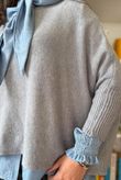 Basso Box Knit Light Grey Marl